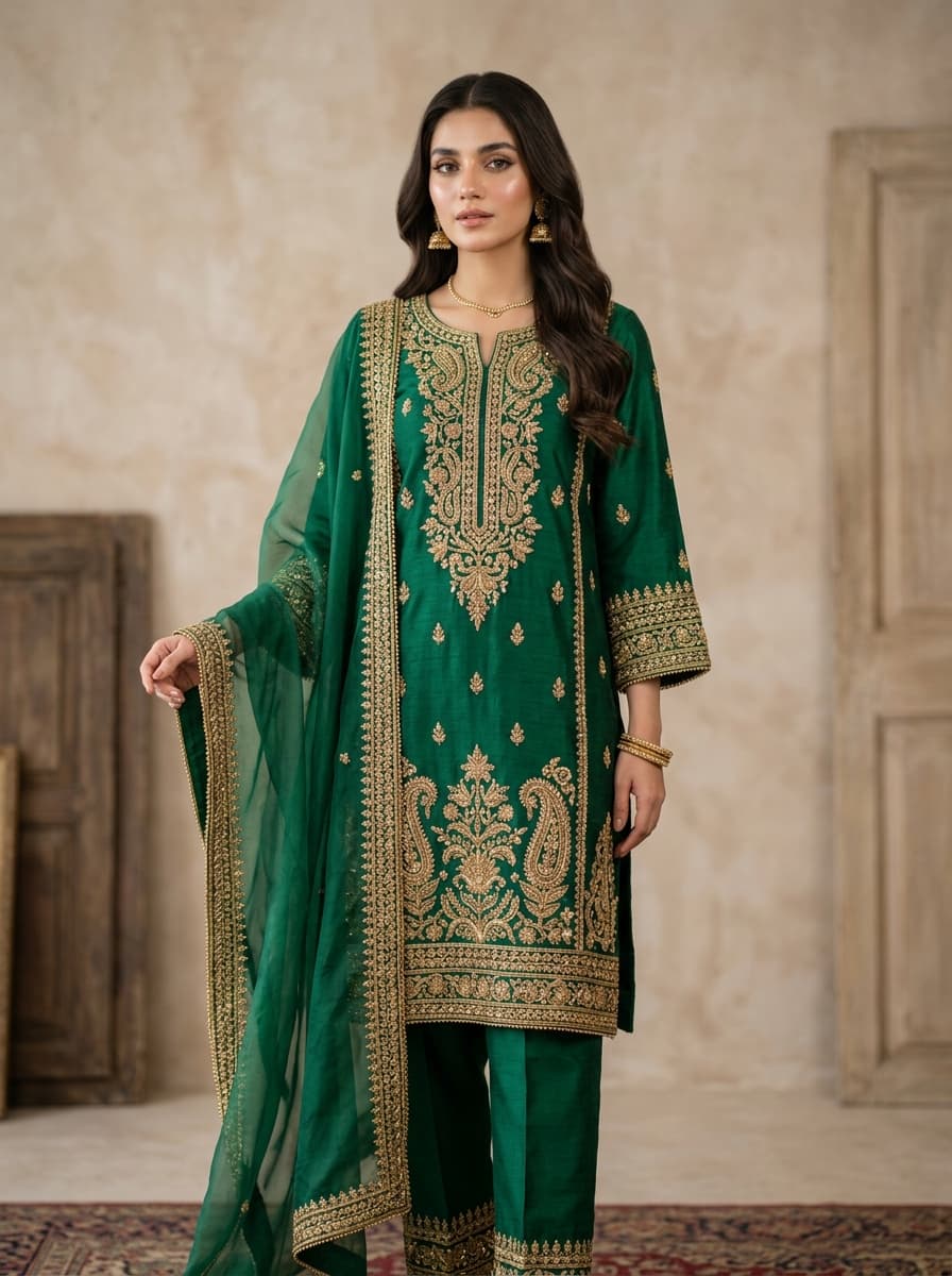 Zardozi Work Kurta